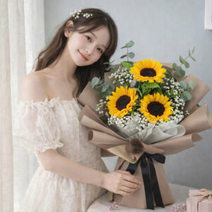 mau-bo-hoa-huong-duong-3-bong-mix-baby-dep