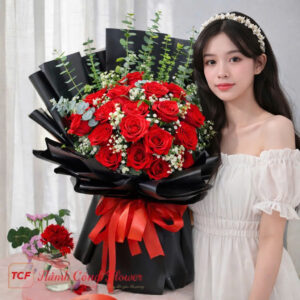 mau-bo-hoa-hong-do-giay-den-dep