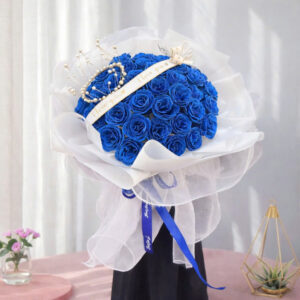 bo-hoa-hong-xanh-duong-dep