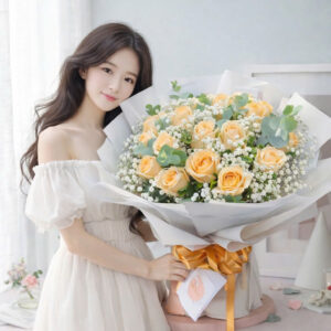 mau-bo-hoa-hong-cam-mix-baby-dep-nhat